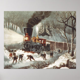 Póster Tren de Nieve TEE