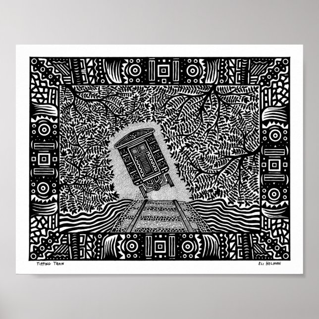 Póster Tren de propina (Frente)