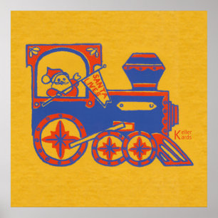 Póster Tren de Santa