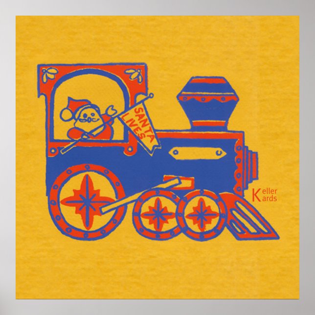 Póster Tren de Santa (Frente)