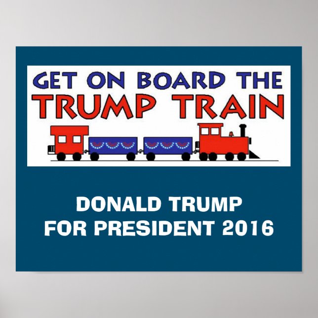 PÓSTER TREN DE TRUMP (Frente)