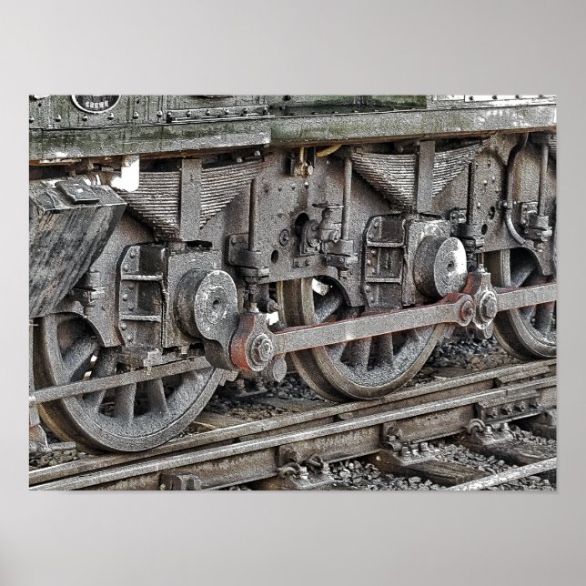 PÓSTER TREN DE VAPOR (Frente)