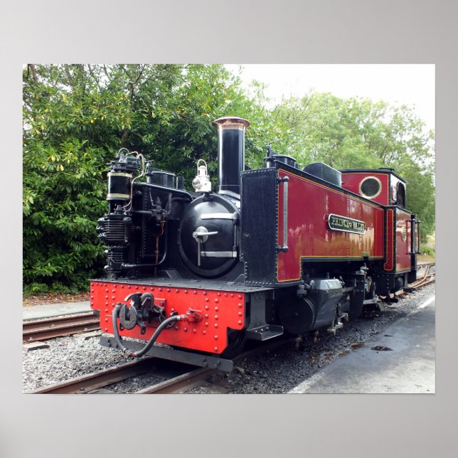 PÓSTER TREN DE VAPOR (Frente)