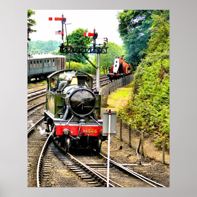 PÓSTER TREN DE VAPOR (Frente)
