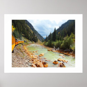 Póster Tren de vapor a Durango