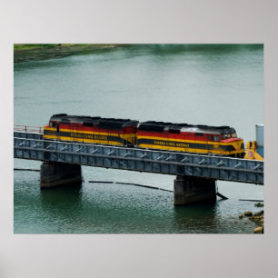Póster Tren del Canal de Panamá