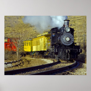 Póster Tren del Museo Ferroviario Estatal de Nevada #25