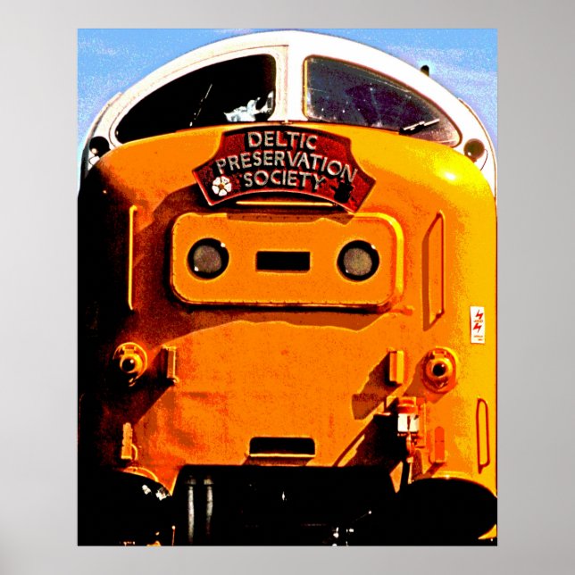 Póster Tren Deltic British Diesel (Frente)