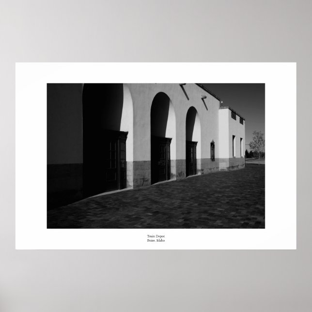 Póster Tren Depot Boise, Idaho (Frente)