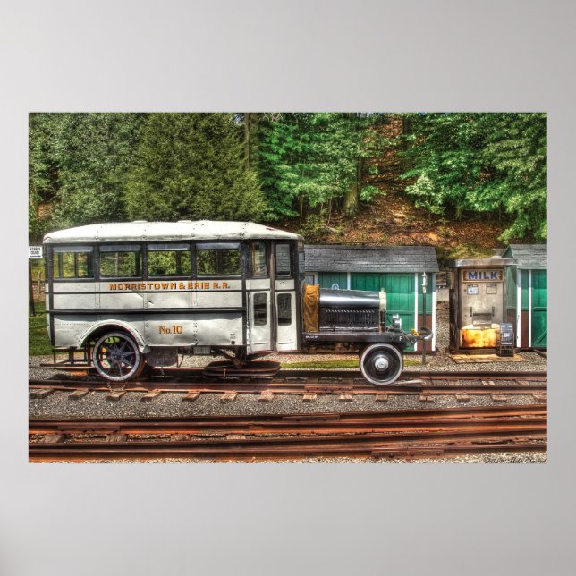 Póster Tren - El autobús ferroviario (Frente)