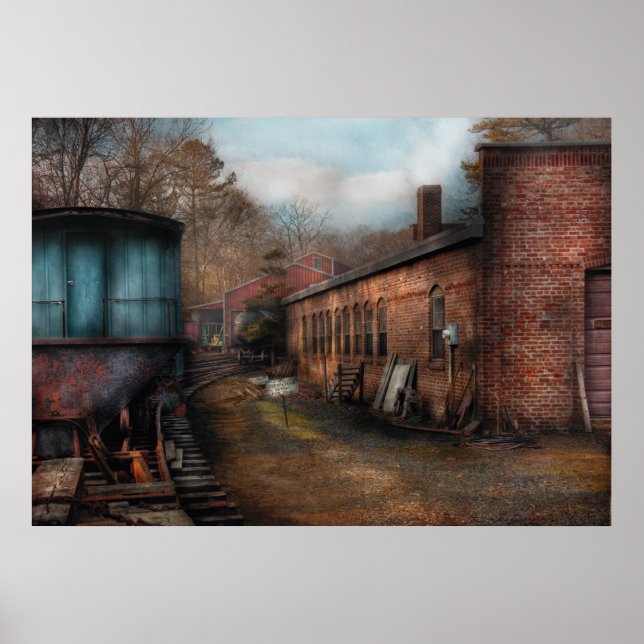 Póster Tren - El Patio de Trenes (Frente)