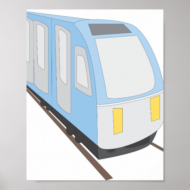 Póster Tren Ferroviario (Frente)