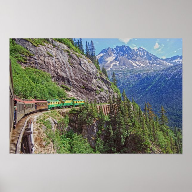 Póster Tren Histórico de Yukon, Canadá (Frente)
