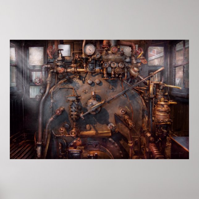 Póster Tren - Locomotora - Furioso (Frente)