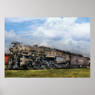 Póster Tren - Ruta de la placa de níquel