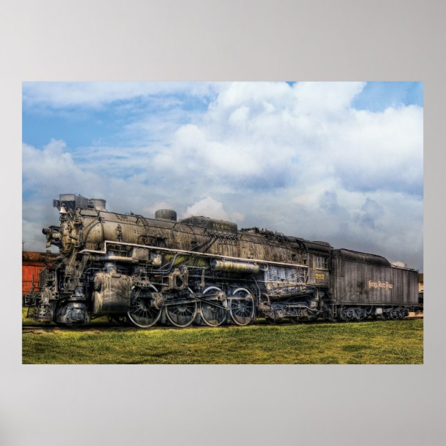 Póster Tren - Ruta de la placa de níquel (Frente)