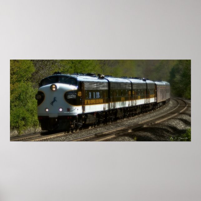 Póster Tren Vintage (Frente)