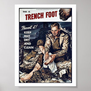 Póster Trench Foot