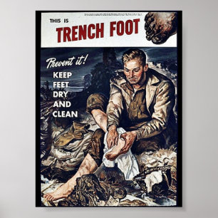 Póster Trench Foot
