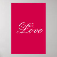 Trendy Carmine Background Love Boda