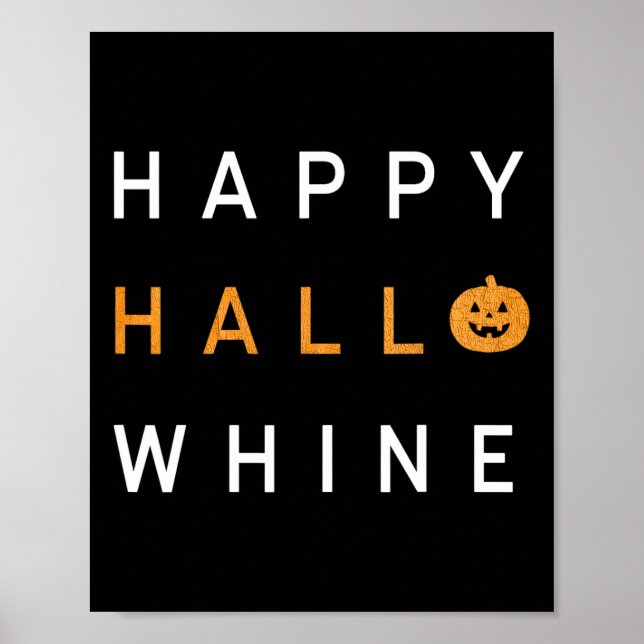 Póster Trendy Halloween Happy Hello Whine (Frente)