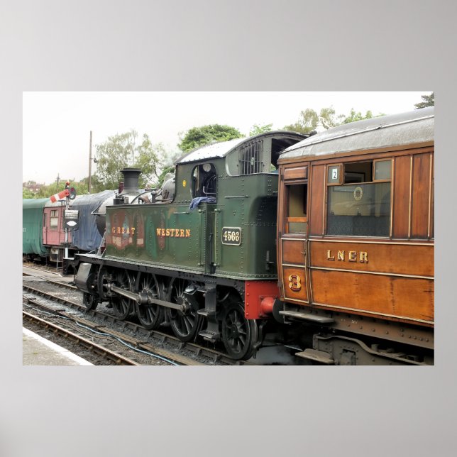 PÓSTER TRENES DE VAPOR (Frente)