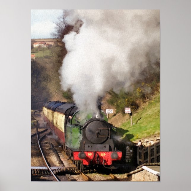 PÓSTER TRENES DE VAPOR (Frente)