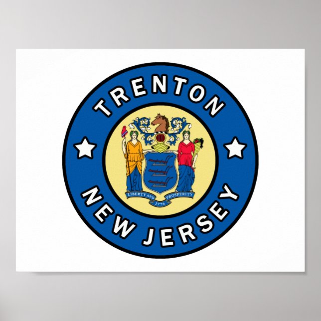 Póster Trenton New Jersey (Frente)