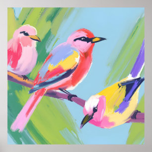 Póster Tres Aves