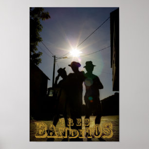 Póster Tres banditos