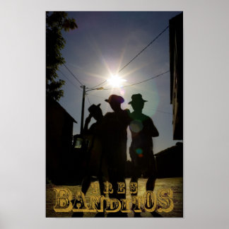 Póster Tres banditos