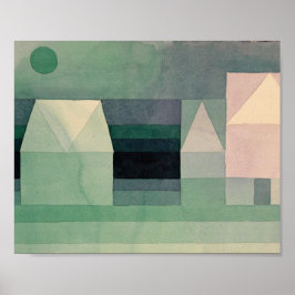 Póster Tres Casas : Paul Klee 1922
