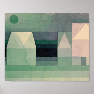 Póster Tres Casas : Paul Klee 1922