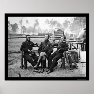 Póster Tres cirujanos en el sitio de Petersburgo, VA 1864