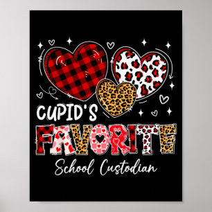 Póster Tres Corazones El Custodio Escolar Favorito De Cup
