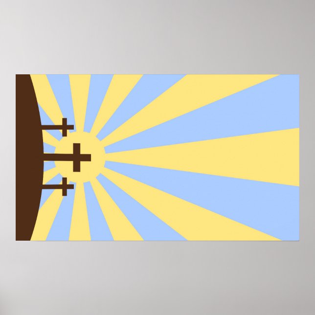 Póster Tres cruces (Frente)