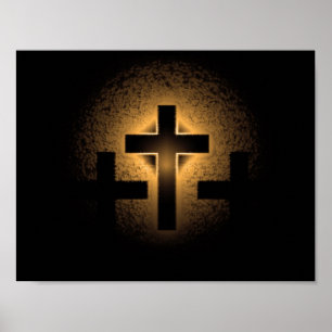 Póster Tres cruces