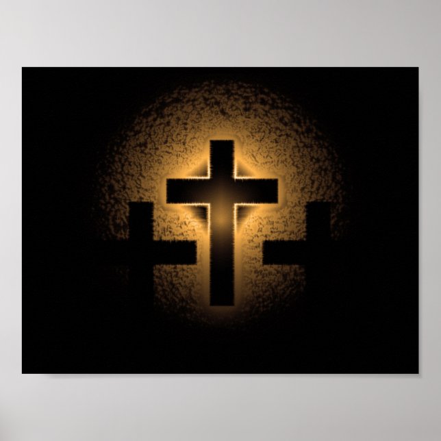 Póster Tres cruces (Frente)