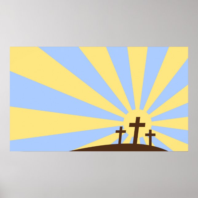 Póster Tres cruces (Frente)