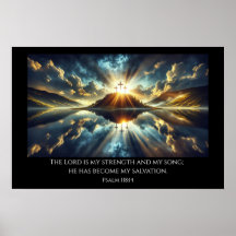 Tres cruces en un lago