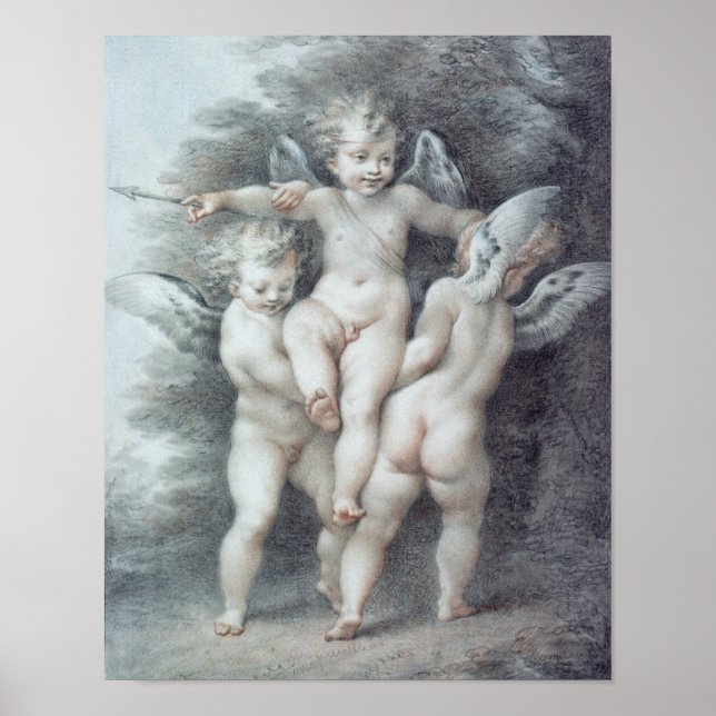 Póster Tres Cupidos (Frente)