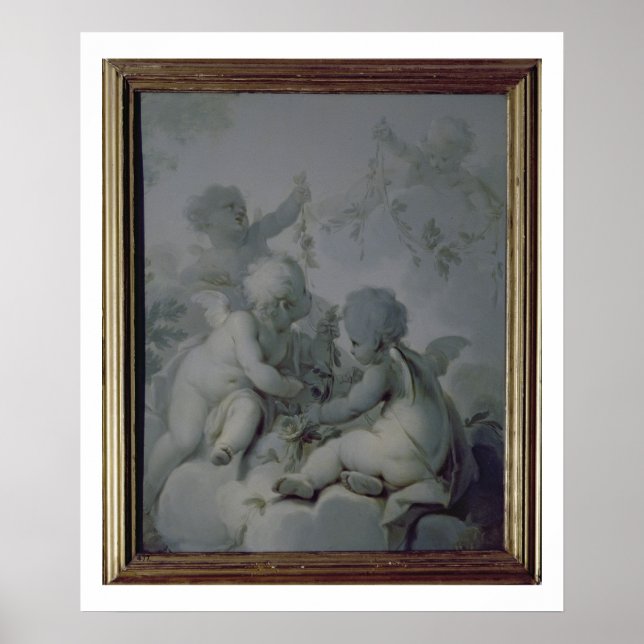 Póster Tres cupidos, c.1775 (Frente)