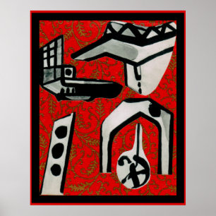 Póster Tres de cuatro