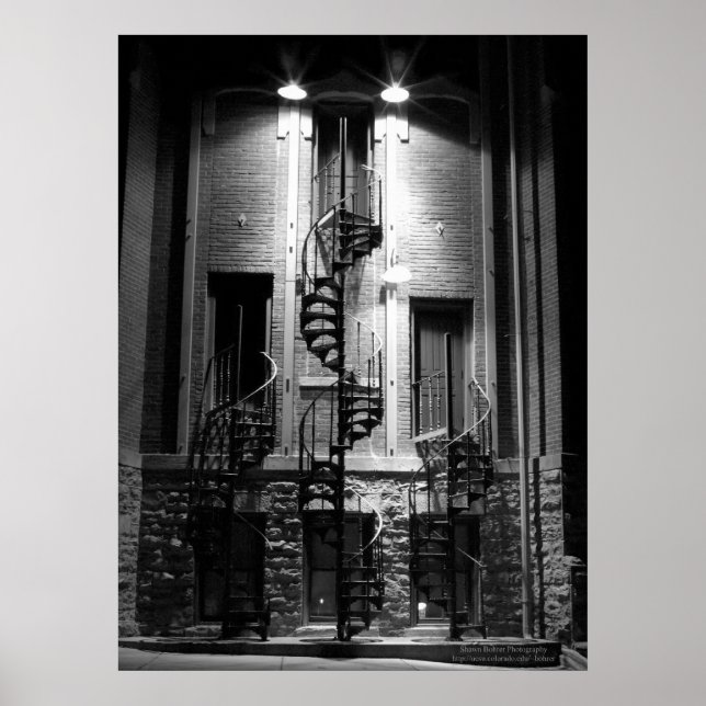 Póster Tres escaleras (Frente)