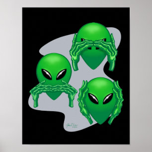 Póster Tres extranjeros sabios