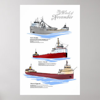 Póster Tres famosos naufragios historia