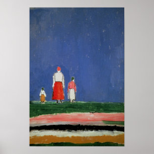 Póster Tres figuras, 1913-28