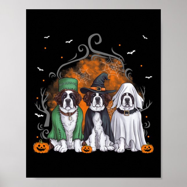 Póster Tres halloween Ghos de San Bernardo (Frente)