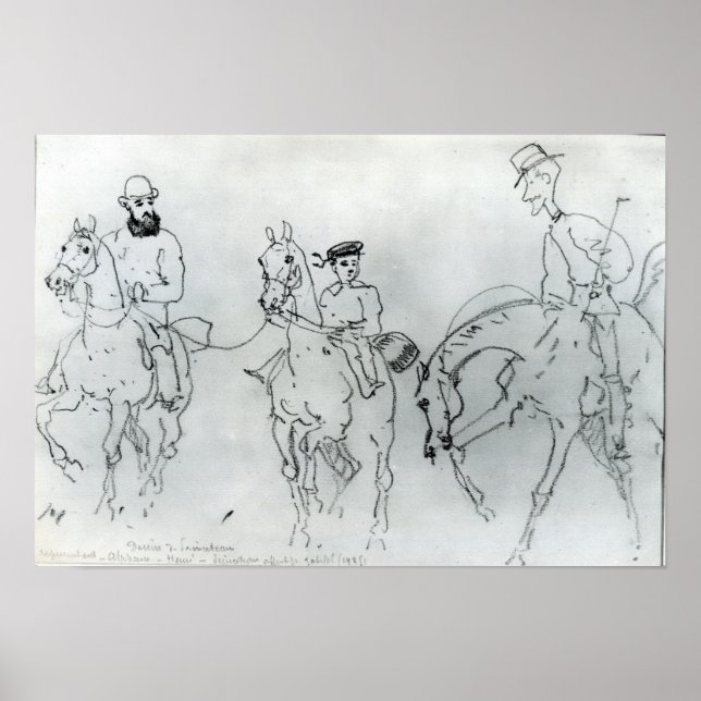 Póster Tres jinetes (Frente)