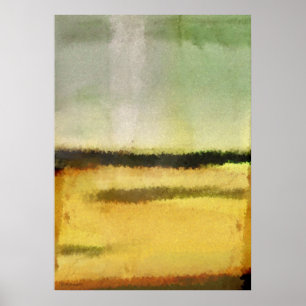 Póster Tres línea pintura abstracta de Digitaces